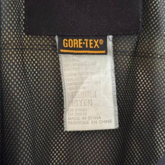 North Face Gore-Tex Half Zip Pullover Mountain Ski Jacket Windbreaker Sz M RARE - Picture 10 of 16